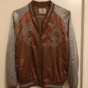 Satin Bomber Jacket